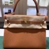 Hermès Kelly 28 retourne NUOVA 2026 seriale G colore gold (marrone) pellame Togo con hardware dorato