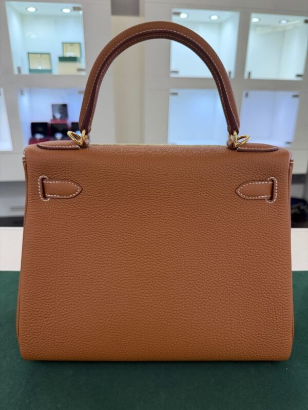 Hermès Kelly 28 retourne NUOVA 2026 seriale G colore gold (marrone) pellame Togo con hardware dorato