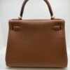 Hermès Kelly 28 retourne NUOVA 2026 seriale G colore gold (marrone) pellame Togo con hardware dorato