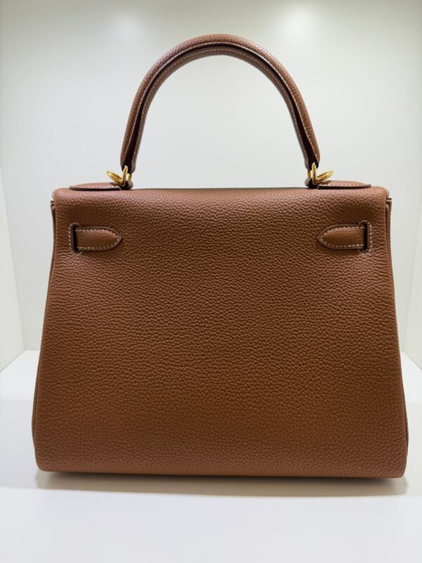 Hermès Kelly 28 retourne NUOVA 2026 seriale G colore gold (marrone) pellame Togo con hardware dorato