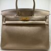 Hermès Birkin 35 veau taurillon clemence NUOVA Novembre 2021 seriale Z color sabbia ( trench) hardware dorato