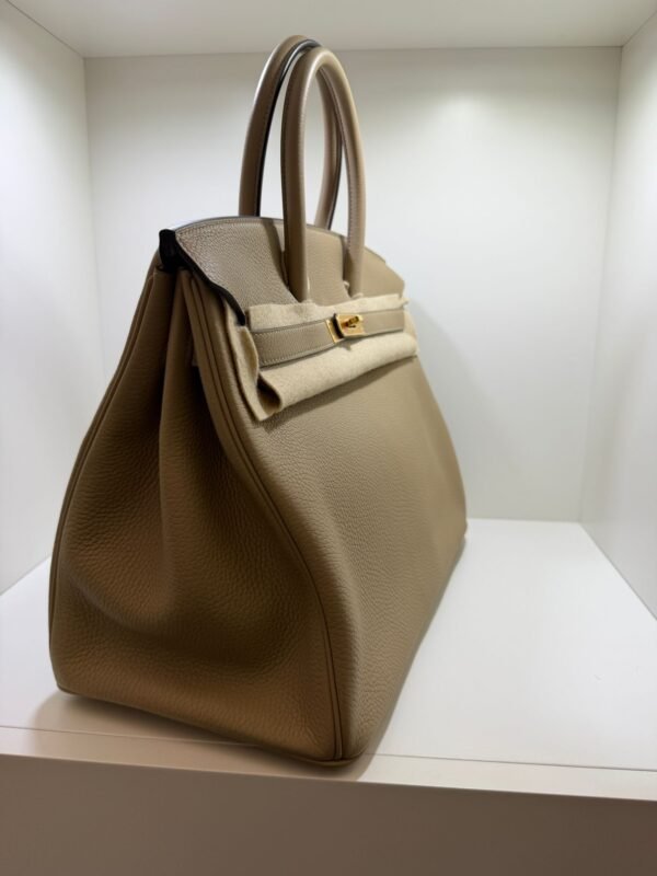 Hermès Birkin 35 veau taurillon clemence NUOVA Novembre 2021 seriale Z color sabbia ( trench) hardware dorato