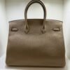 Hermès Birkin 35 veau taurillon clemence NUOVA Novembre 2021 seriale Z color sabbia ( trench) hardware dorato full set con duplicato della  fattura Hermès pellicole stickers ovunque .