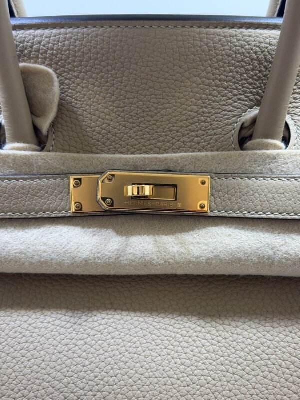Hermès Birkin 35 veau taurillon clemence NUOVA Novembre 2021 seriale Z color sabbia ( trench) hardware dorato