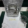 Lady Dior Large – Patent Cannage Black