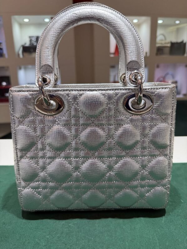 Lady Dior Large – Patent Cannage Black