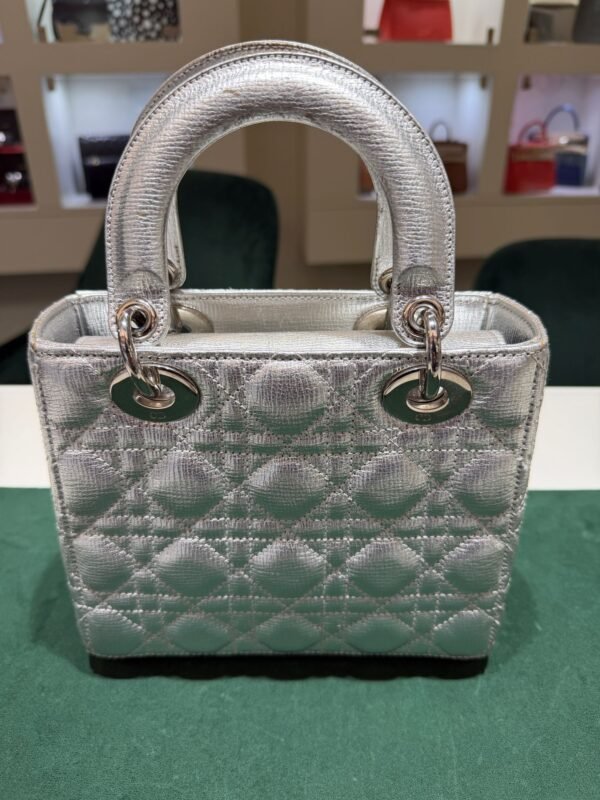 Lady Dior Large – Patent Cannage Black