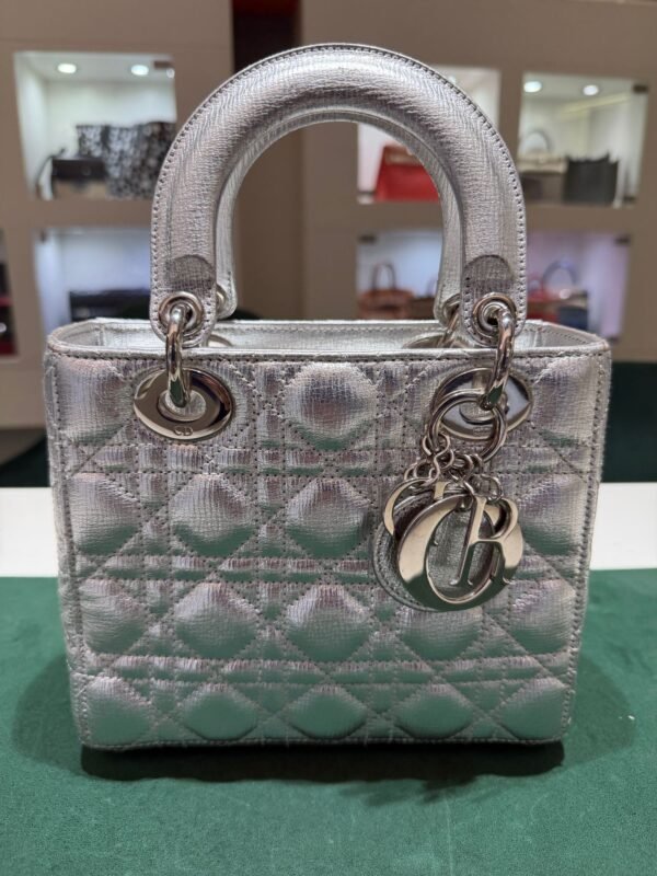 Lady Dior Large – Patent Cannage Black