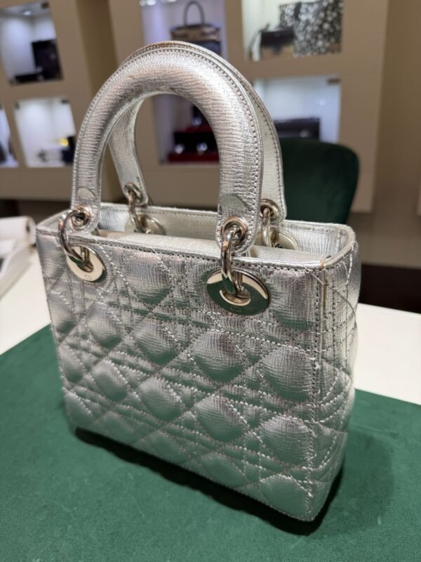 Lady Dior Large – Patent Cannage Black