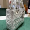 Lady Dior Large – Patent Cannage Black
