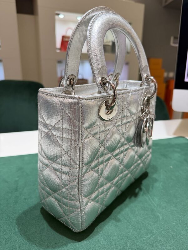 Lady Dior Large – Patent Cannage Black