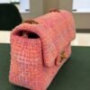 Chanel Classic Flap Bag Tweed rosa multicolor