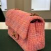 Chanel Classic Flap Bag Tweed rosa multicolor