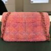 Chanel Classic Flap Bag Tweed rosa multicolor