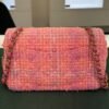 Chanel Classic Flap Bag Tweed rosa multicolor