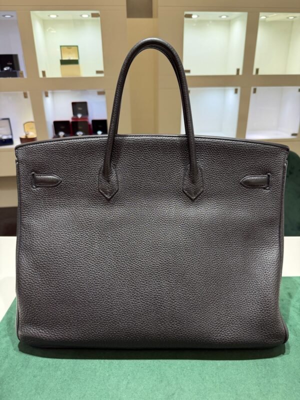 Herm&egrave;s Birkin 40 veau Togo second hand color NOIR ( nero ) hardware dorato con scatola e dustbag