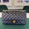 Chanel Classic Double Flap Bag Medium noir nero