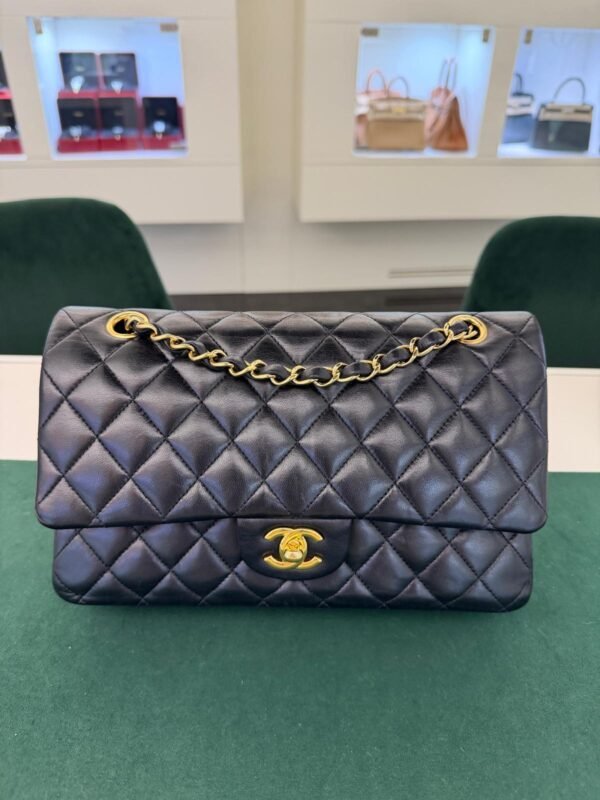 Chanel Classic Double Flap Bag Medium noir nero