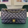 Chanel Classic Double Flap Bag Medium noir nero
