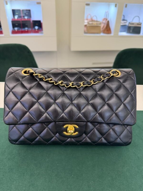 Chanel Classic Double Flap Bag Medium noir nero