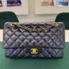 Chanel Classic Double Flap Bag Medium noir nero