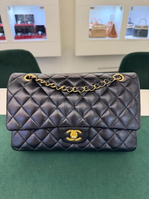 Chanel Classic Double Flap Bag Medium noir nero