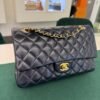 Chanel Classic Double Flap Bag Medium noir nero