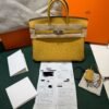 WhatsApp Image 2026-05-20 at 20.36.59 (1) Hermès Birkin 25 retourne veau togo colore Paille ( giallo ) stampa G NUOVA 2026 hardware palladio full set con scontrino ufficiale Hermès pellicole stickers ovunque
