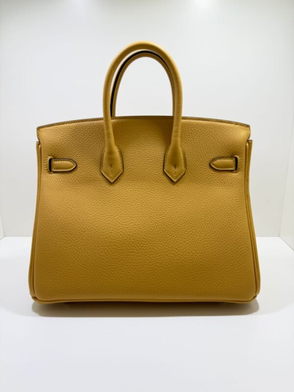 WhatsApp Image 2026-05-20 at 20.37.01 (3) Hermès Birkin 25 retourne veau togo colore Paille ( giallo ) stampa G NUOVA 2026 hardware palladio full set con scontrino ufficiale Hermès pellicole stickers ovunque
