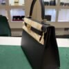 WhatsApp Image 2026-05-20 at 20.37.30 (1) Hermès Kelly 28 sellier veau pellame epsom NUOVA 2026 seriale K color Noir nero con hardware dorato con tutti gli adesivi di protezione