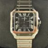 Cartier Santos De Cartier Nero NUOVO 2026 full set 39,8mm con documenti e scatola Cartier