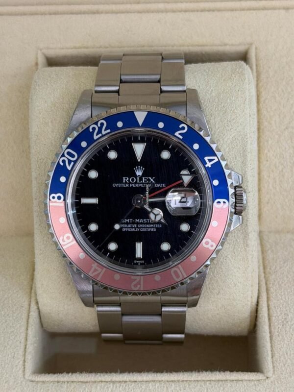 Rolex GMT-Master Pepsi del 1999 Only Swiss full set excellent condition con documenti e scatola