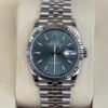 Rolex Datejust 36 Green verde menta NUOVO 2026 jubilee full set con documenti e scatola
