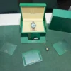 Rolex Datejust 36 Green verde menta NUOVO 2026 jubilee full set con documenti e scatola