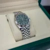Rolex Datejust 36 Green verde menta NUOVO 2026 jubilee full set con documenti e scatola