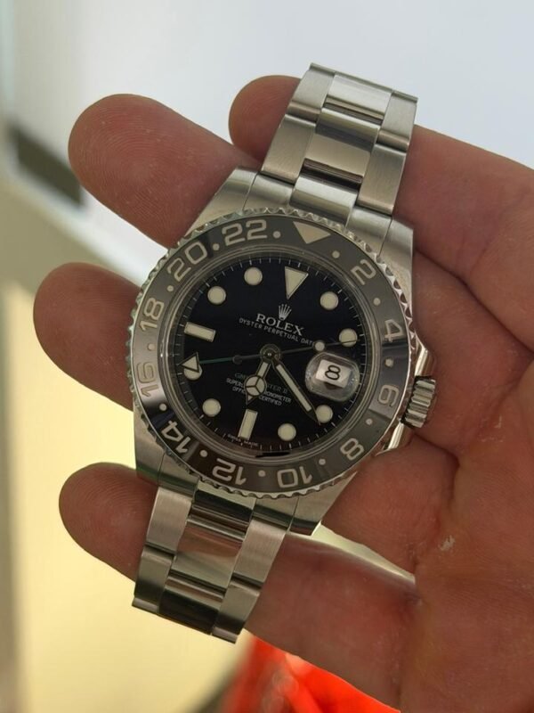 Rolex GMT-Master II ceramica nera del 2014 full set top condition con documenti e scatola