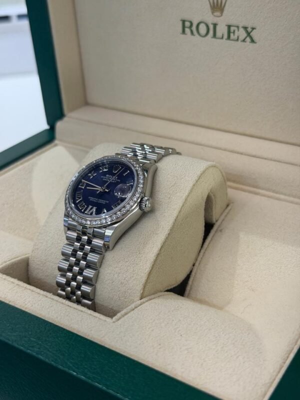 Rolex Datejust 31 31mm purple viola diamanti ore 6 del 2021 Jubilee full set excellent condition