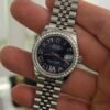 Rolex Datejust 31 31mm purple viola diamanti ore 6 del 2021 Jubilee full set excellent condition