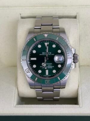 Rolex Submariner Date HULK del 2011 full set top condition con documenti e scatola Rolex