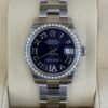 Rolex Datejust 31 31mm purple in diamanti ore 6 del 2021 full set excellent condition con documenti