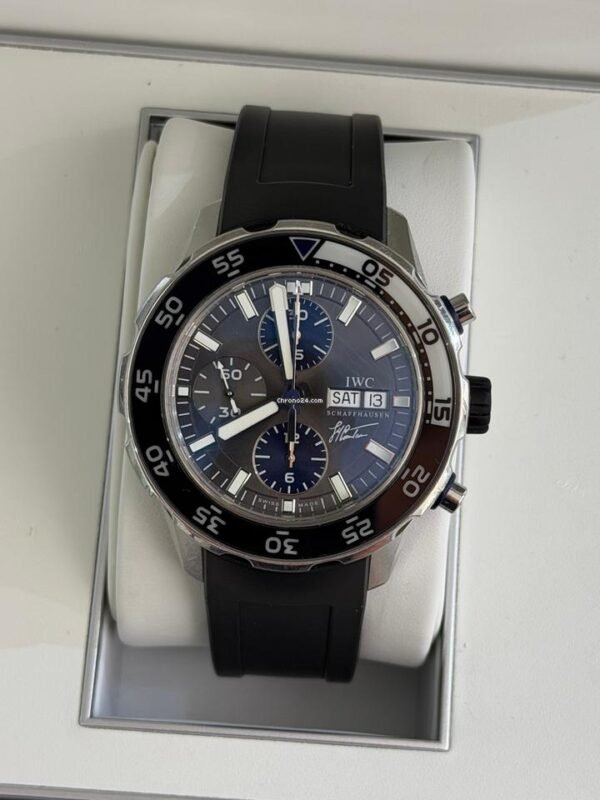 IWC Aquatimer Chronograph Cousteau del 2014 full set top condition con documenti e scatola
