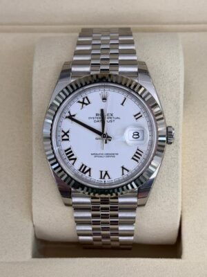 Rolex Datejust 41 41mm Bianco white NUOVO del 2026 jubilee full set con documenti scatola
