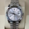 IMG_3645 Rolex Datejust 41 41mm grigio argentè NUOVO del 2026 jubilee full set con documenti scatola