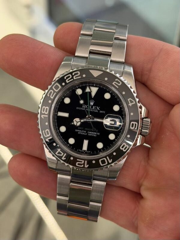 IMG_3656 Rolex GMT-Master II ceramica del 2010 full set top condition con documenti scatola Rolex
