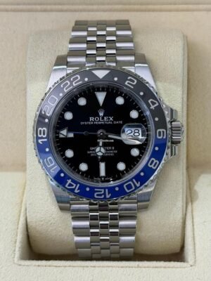 Rolex GMT-Master II Batman del 2019 jubilee top condition service Rolex fino al 2027 full set