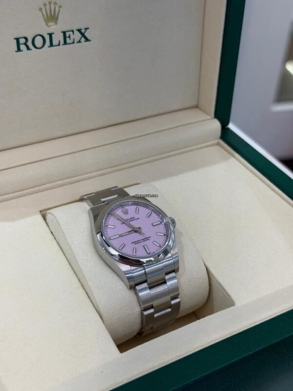 Rolex Oyster Perpetual 34 Pink rosa NUOVO 2026 full set con documenti e scatola Rolex