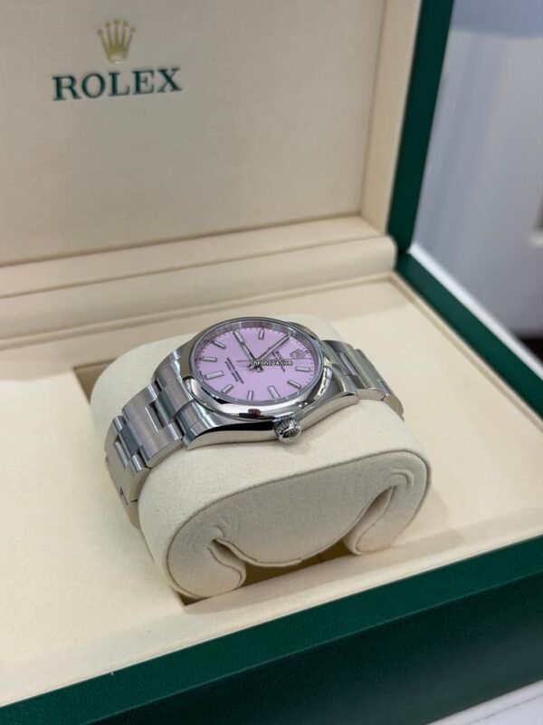 Rolex Oyster Perpetual 34 Pink rosa NUOVO 2026 full set con documenti e scatola Rolex