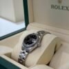 Rolex Lady-Datejust ghiera oro bianco jubilee quadrante nero del 1991 Italia full set top