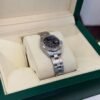 Rolex Lady-Datejust ghiera oro bianco jubilee quadrante nero del 1991 Italia full set top