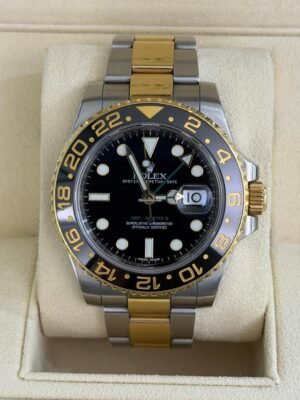 Rolex GMT-Master II ceramica acciaio oro del 2014 Italia full set top condition con documenti